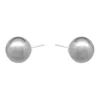 18 Karat White Tahitian Pearl Stud Earrings
