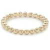 18 Karat Yellow Gold Beaded Band