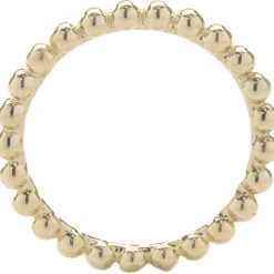 18 Karat Yellow Gold Beaded Band