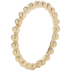18 Karat Yellow Gold Beaded Band