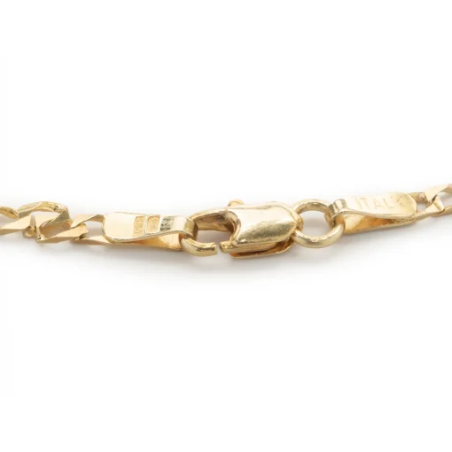 14 Karat Yellow Gold Black Onyx Sagittarius Necklace