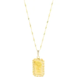 14 Karat Yellow Gold Bullion Pendant