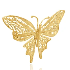 14 Karat yellow Gold Butterfly Pin