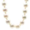 14 Karat Yellow Gold Cultured Pearl Collar Necklace