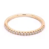 14 Karat Yellow Gold Diamond Band