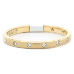 14 Karat Yellow Gold Diamond Band