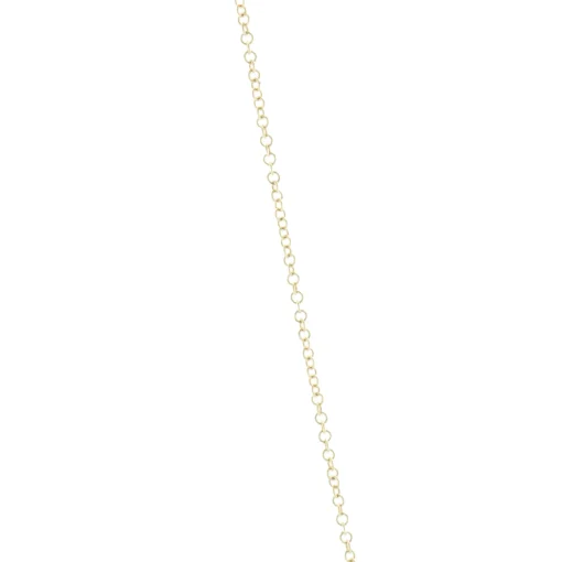 14 Karat Yellow Gold Diamond Bar Necklace