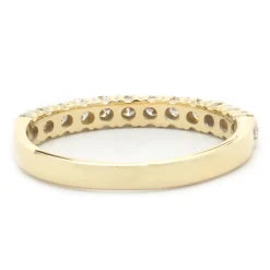 14 Karat Yellow Gold Diamond Band