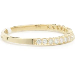14 Karat Yellow Gold Diamond Band