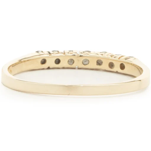14 Karat Yellow Gold Diamond Band