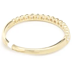 14 Karat Yellow Gold Diamond Band