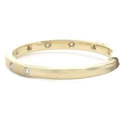 14 Karat Yellow Gold Diamond Band