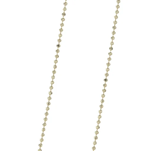 14 Karat Yellow Gold Diamond “N” Necklace