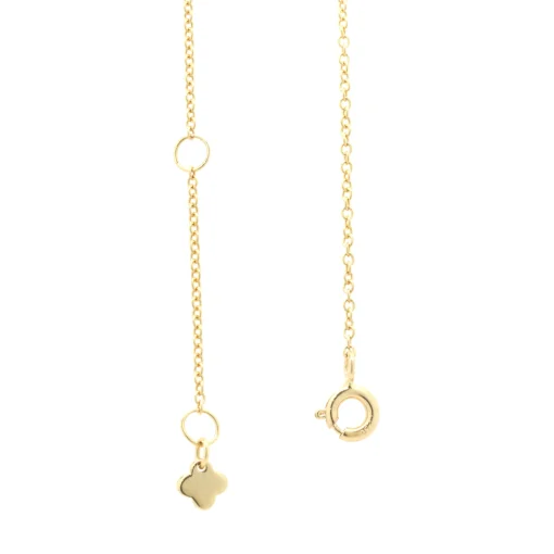 18 Karat Yellow Gold Diamond Lariat Necklace