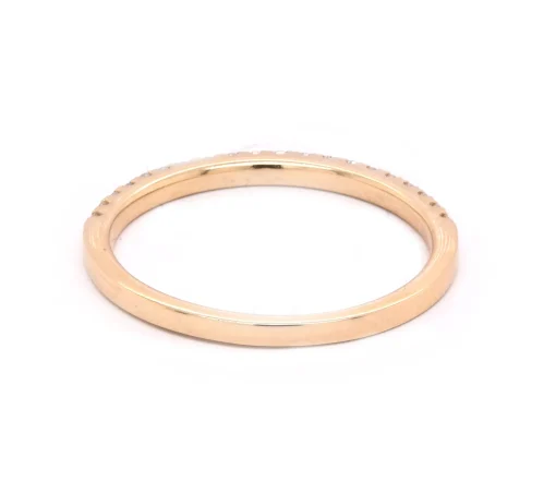 14 Karat Yellow Gold Diamond Band