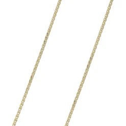 14 Karat Yellow Gold Diamond M Necklace