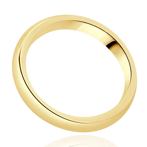 18 Karat Yellow Gold 3MM Band