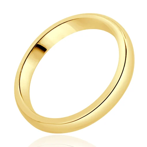 18 Karat Yellow Gold 3MM Band