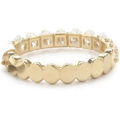 14 Karat Yellow Gold Oval Cut Diamond Band