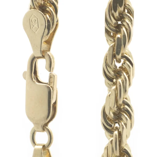 10 Karat Yellow Gold Rope Chain