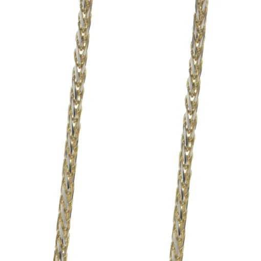 Kat Florence 18 Karat Yellow Gold Diamond Leaf Necklace