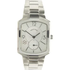 Philip Stein Stainless Steel Classic Square