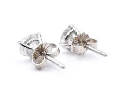 Platinum Diamond Stud Earrings