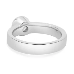 Platinum Round Brilliant Cut Diamond Engagement Ring