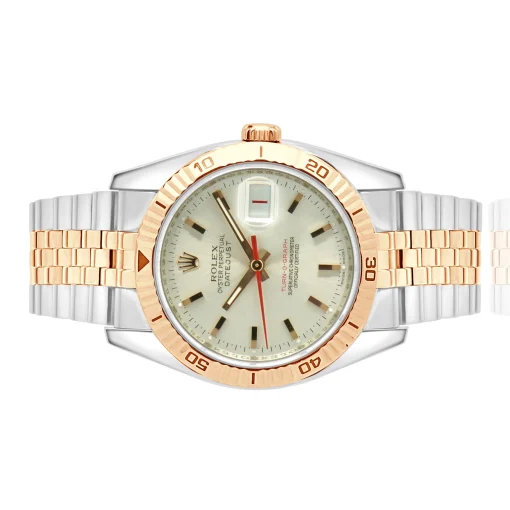Rolex 18 Karat Rose Gold and Stainless Steel Turn-O-Graph Datejust 36