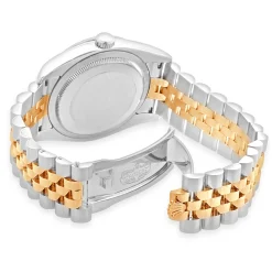 Rolex 18 Karat Rose Gold and Stainless Steel Turn-O-Graph Datejust 36