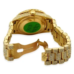 Rolex 18 Karat Yellow Gold Day-Date President Custom Diamond 36mm