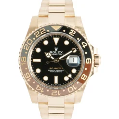Rolex GMT-Master II 18 Karat Rose Gold Black/Brown “Rootbeer”