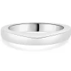 Sterling Silver Modernist Triangular Bangle Bracelet