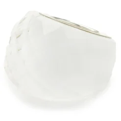 Swarvoski Acrylic White Ring