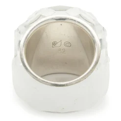 Swarvoski Acrylic White Ring
