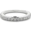 Vera Wang 14 Karat White Gold Diamond Band