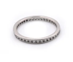 14k White Gold Diamond Eternity Band