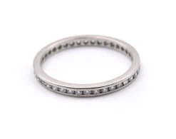 14k White Gold Diamond Eternity Band