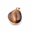 14k Yellow Gold Tiger's Eye Pendant